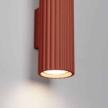 BRILAGI - LED-seinävalaisin CRESTO 2xGU10/10W/230V 30 cm oranssi