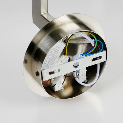 Brilagi - LED-seinävalaisin DAYA 1xE14/40W/230V + LED/3W valkoinen/mattakromi