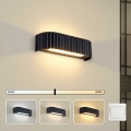 BRILAGI - LED-seinävalaisin FALCON MODERN LED/10W/230V 30 cm 3000/4500/6000K musta