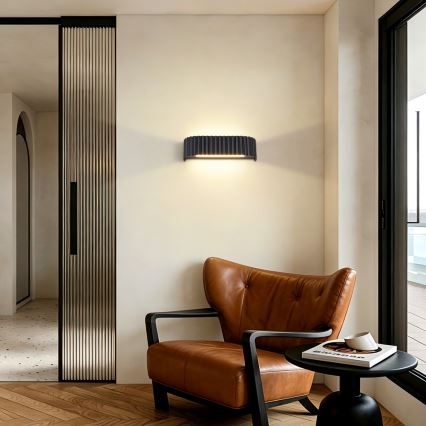 BRILAGI - LED-seinävalaisin FALCON MODERN LED/10W/230V 30 cm 3000/4500/6000K musta