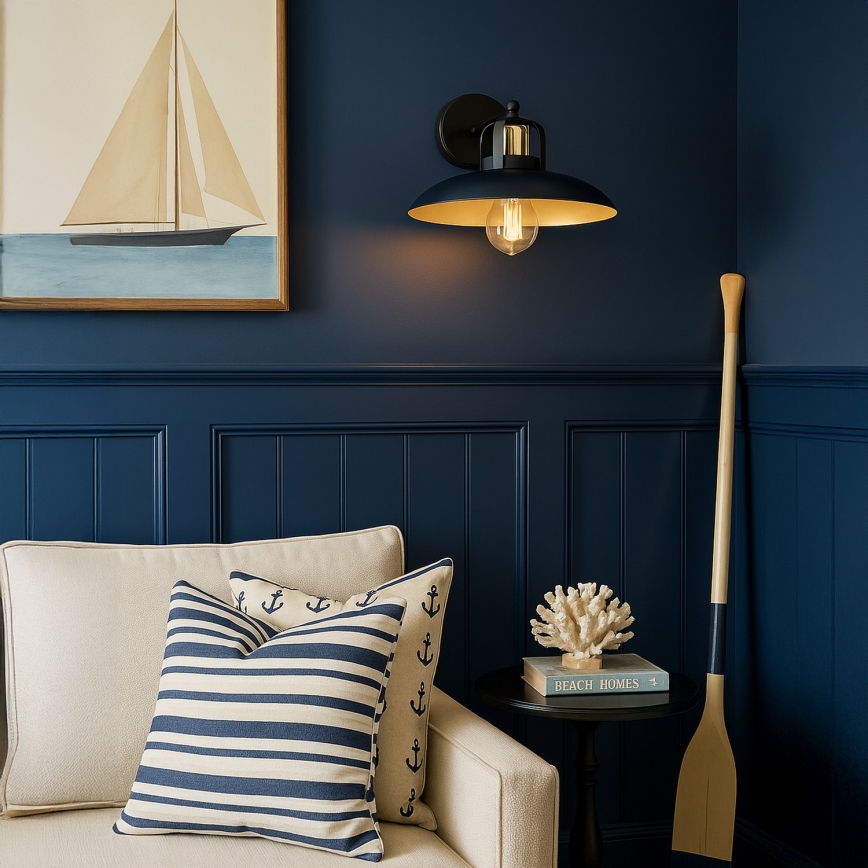 Brilagi - LED Seinävalaisin FLAMENGO 1xE27/60W/230V sininen