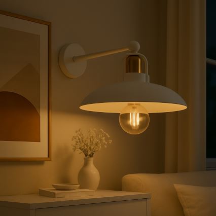 Brilagi - LED Seinävalaisin FLAMENGO 1xE27/60W/230V valkoinen