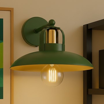 Brilagi - LED Seinävalaisin FLAMENGO 1xE27/60W/230V vihreä