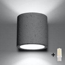 Brilagi -  LED-seinävalaisin FRIDA 1xG9/3,5W/230V betoni