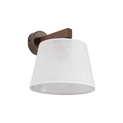 BRILAGI - LED-seinävalaisin LATTE 1xE27/15W/230V mänty/valkoinen