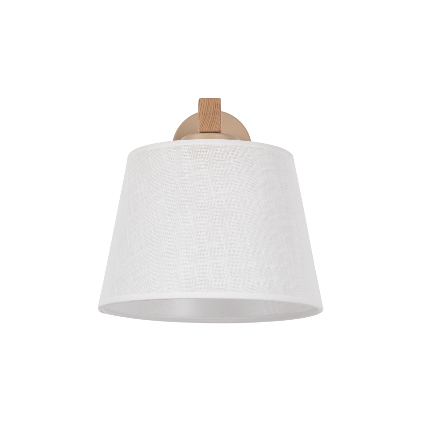 BRILAGI - LED-seinävalaisin LATTE SABIA 1xE27/15W/230V mänty/valkoinen
