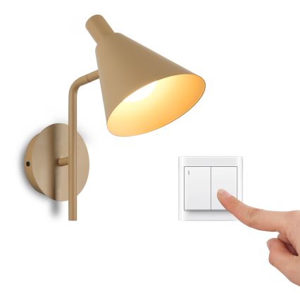 Brilagi - LED-seinävalaisin LUCERA LED/3W/230V beige