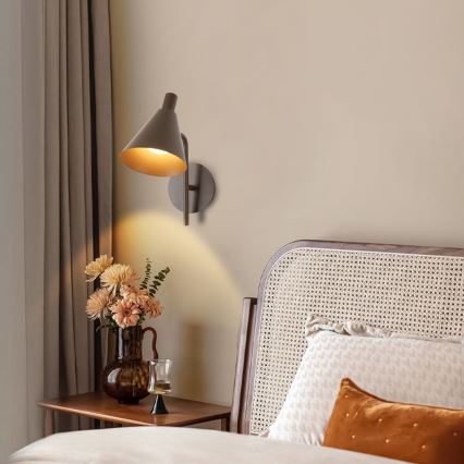 Brilagi - LED-seinävalaisin LUCERA LED/3W/230V ruskea