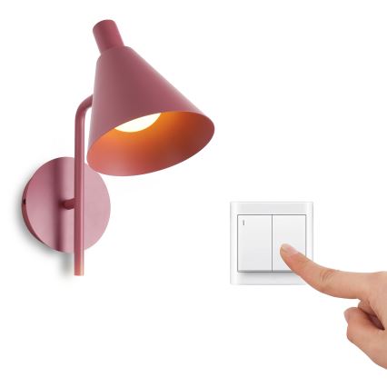 Brilagi - LED-seinävalaisin LUCERA LED/3W/230V vaaleanpunainen