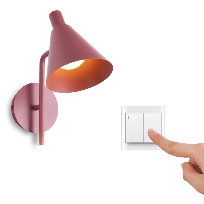Brilagi - LED-seinävalaisin LUCERA LED/3W/230V vaaleanpunainen