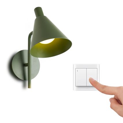 Brilagi - LED-seinävalaisin LUCERA LED/3W/230V vihreä