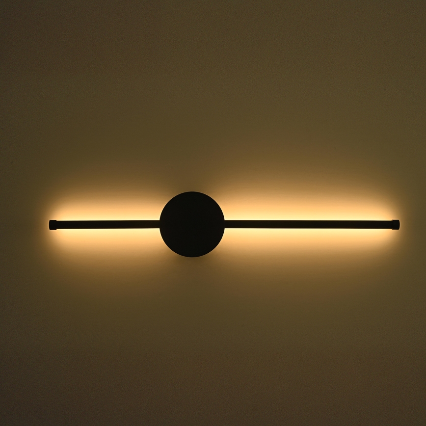 Brilagi - LED-seinävalaisin LUGO DUE LED/9W/230V musta