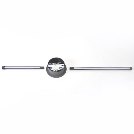 Brilagi - LED-seinävalaisin LUGO DUE LED/9W/230V musta