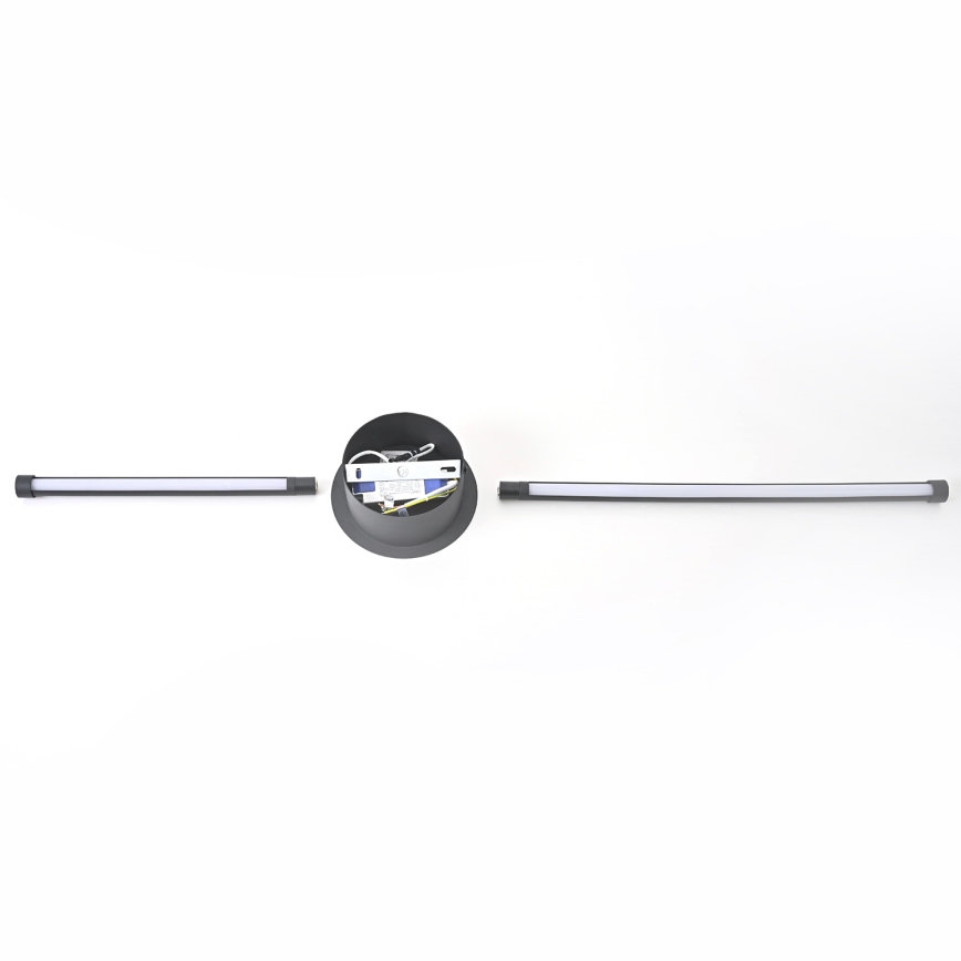 Brilagi - LED-seinävalaisin LUGO DUE LED/9W/230V musta