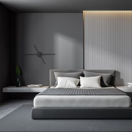 Brilagi - LED-seinävalaisin LUGO QUATTRO LED/16W/230V musta