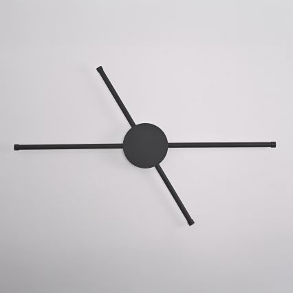 Brilagi - LED-seinävalaisin LUGO QUATTRO LED/16W/230V musta