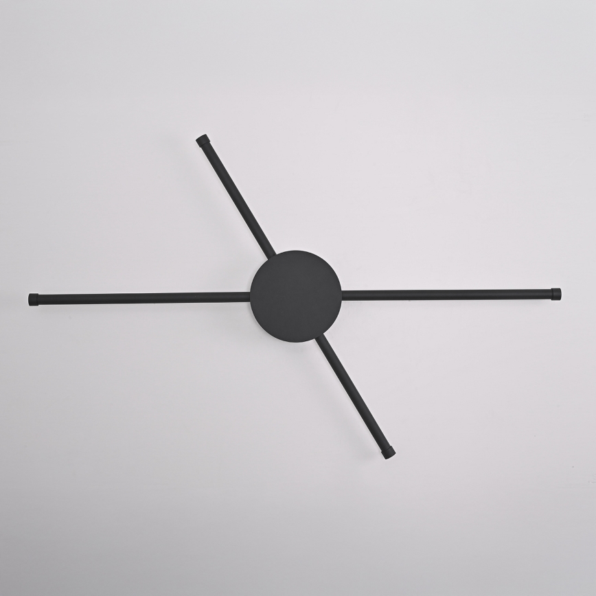 Brilagi - LED-seinävalaisin LUGO QUATTRO LED/16W/230V musta