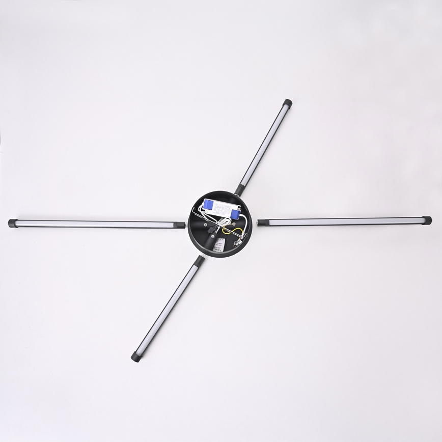 Brilagi - LED-seinävalaisin LUGO QUATTRO LED/16W/230V musta