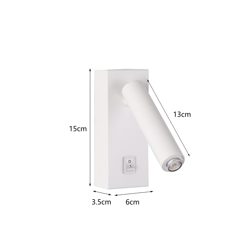 Brilagi - LED-seinävalaisin MAYA 1xG9/7W/230V valkoinen