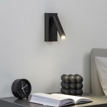 Brilagi - LED-seinävalaisin MAYA LED/3W/230V 4000K musta