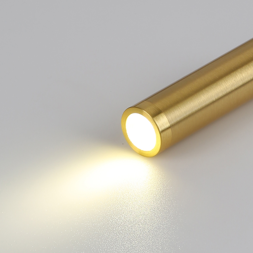 Brilagi - LED-seinävalaisin MAYA LED/3W/230V 4000K musta/kulta