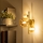 Brilagi - LED-seinävalaisin MILLA 3xG9/3W/230V kulta
