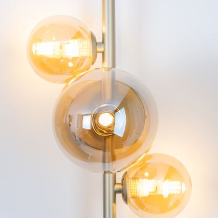 Brilagi - LED-seinävalaisin MILLA 3xG9/3W/230V kulta