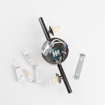 Brilagi - LED-seinävalaisin MILLA 3xG9/3W/230V musta kromi/valkoinen