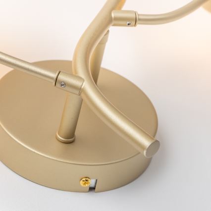 Brilagi - LED-seinävalaisin MISTEL 3xG9/3W/230V kulta