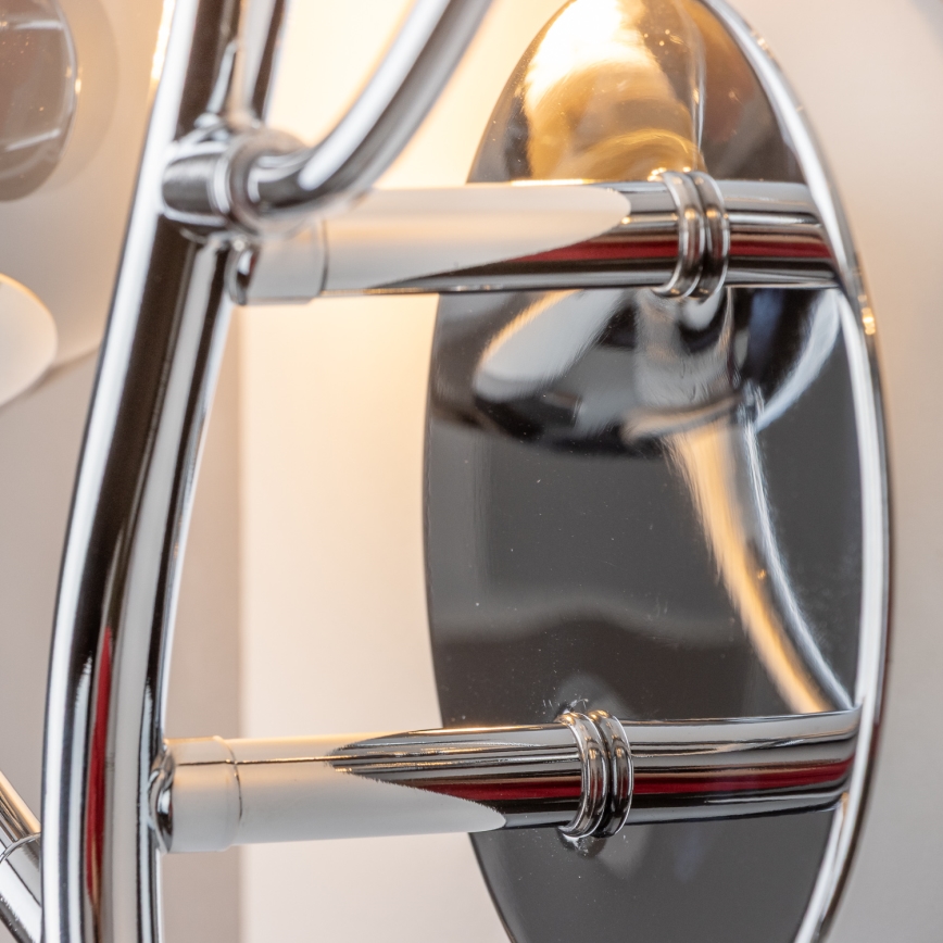 Brilagi - LED-seinävalaisin MISTEL 3xG9/3W/230V musta kromi/savunvärinen