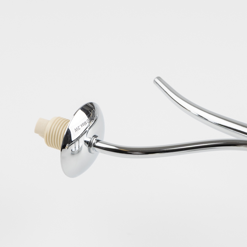 Brilagi - LED-seinävalaisin MISTEL 3xG9/3W/230V musta kromi/savunvärinen