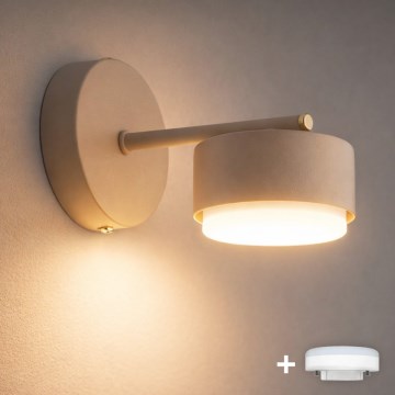 Brilagi - LED-seinävalaisin MONO 1xGX53/13W/230V beige