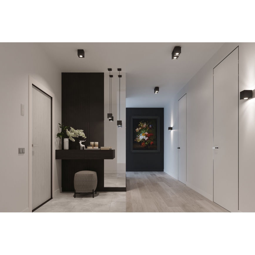 Brilagi -  LED-seinävalaisin MURO 1xG9/4W/230V musta