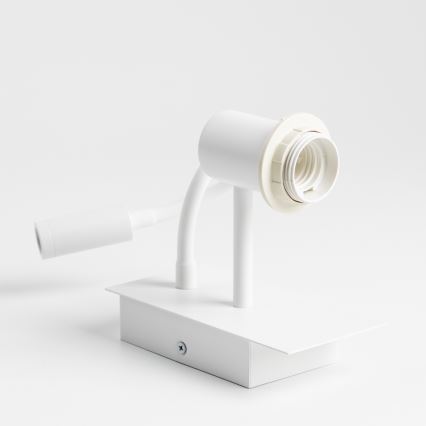 Brilagi - LED Joustava seinävalaisin NUBILA 1xE27/25W/230V + LED/3W valkoinen/kerma