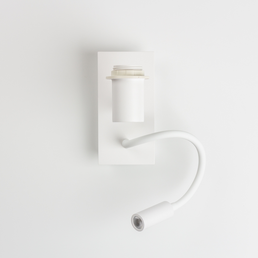 Brilagi - LED Joustava seinävalaisin NUBILA 1xE27/25W/230V + LED/3W valkoinen/tummansininen