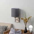 BRILAGI - LED Seinävalaisin NUBILA 1xE27/60W/230V mattakromi/antrasiitti