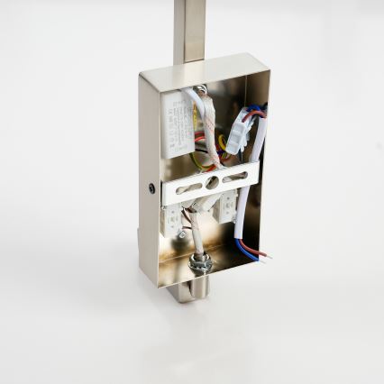 Brilagi - LED-seinävalaisin RAYA 1xE14/40W/230V + LED/3W valkoinen/mattakromi