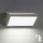 Brilagi - LED-seinävalaisin ulkokäyttöön liiketunnistimella TRIANGLE LED/20W/230V harmaa IP65