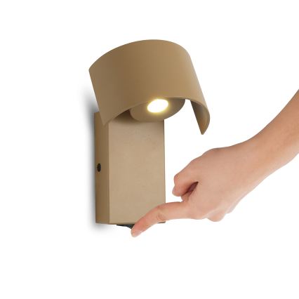 Brilagi - LED-seinävalaisin VASTO LED/3W/230V beige