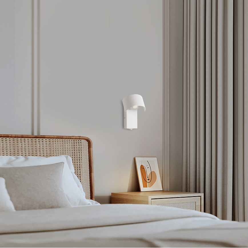 Brilagi - LED-seinävalaisin VASTO LED/3W/230V valkoinen