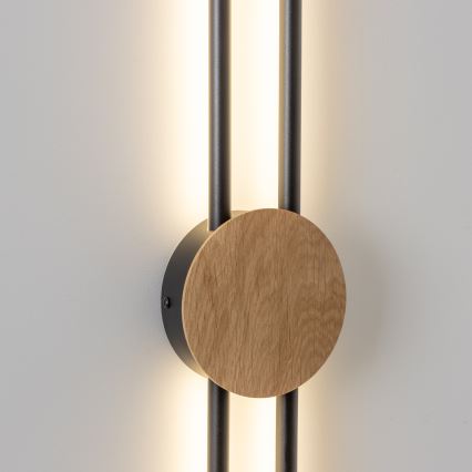 Brilagi - LED-seinävalaisin WOODY COLLINE LED/15W/230V 80 cm tammi