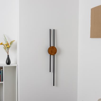 Brilagi - LED-seinävalaisin WOODY COLLINE LED/15W/230V 80 cm tammi kirsikka