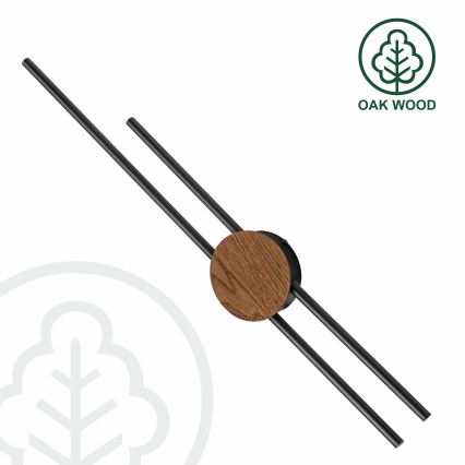 Brilagi - LED-seinävalaisin WOODY COLLINE LED/15W/230V 80 cm tammi kirsikka