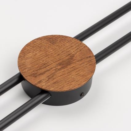 Brilagi - LED-seinävalaisin WOODY COLLINE LED/15W/230V 80 cm tammi kirsikka