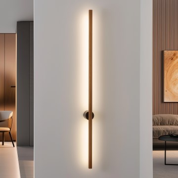 Brilagi - LED-seinävalaisin WOODY LINE LED/12W/230V 120 cm tammi kirsikka