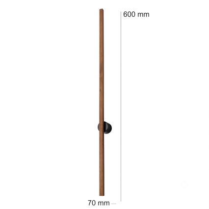 Brilagi - LED-seinävalaisin WOODY LINE LED/7W/230V 4000K 60 cm tammi/kirsikka