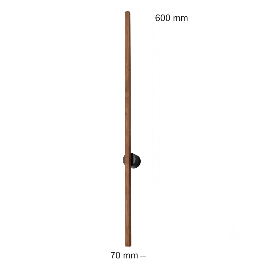 Brilagi - LED-seinävalaisin WOODY LINE LED/7W/230V 4000K 60 cm tammi/kirsikka