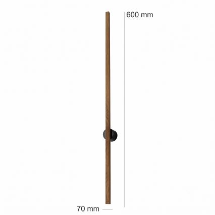 Brilagi - LED-seinävalaisin WOODY LINE LED/7W/230V 4000K 60 cm tammi/pähkinä