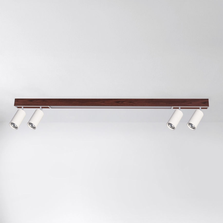 BRILAGI - LED-spotti SELE 4xGU10/30W/230V + LED/25W valkoinen/kirsikkakoriste