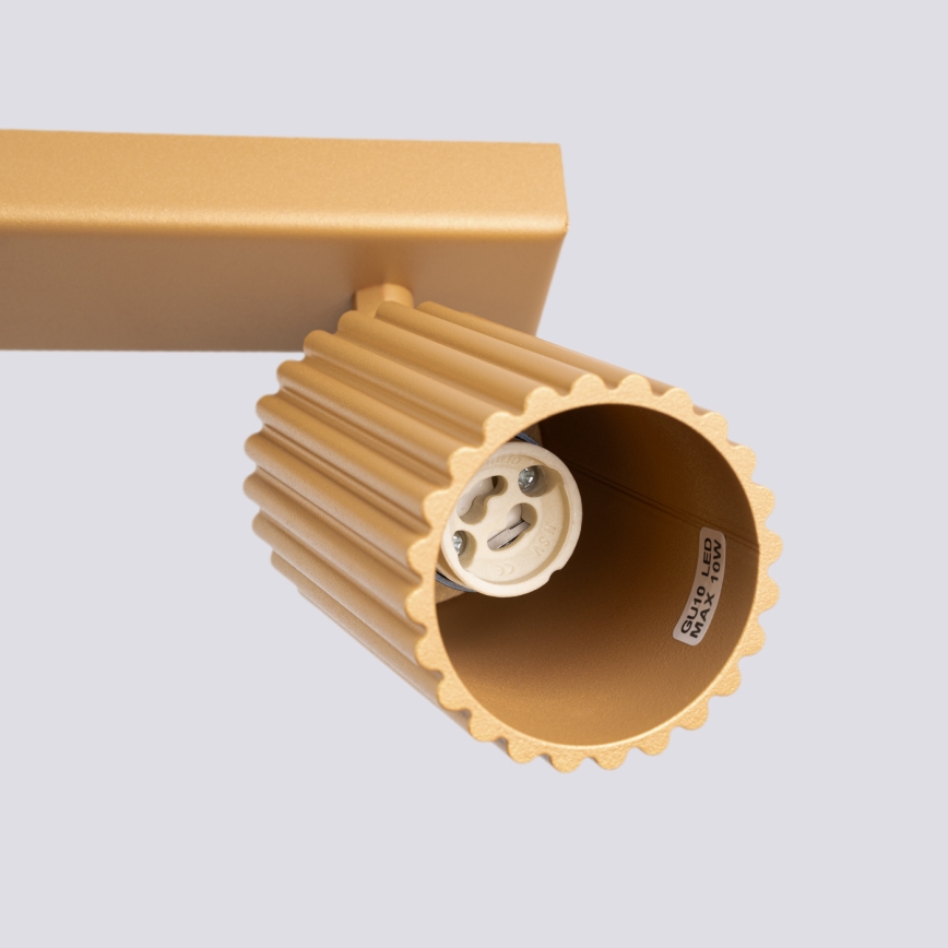 Brilagi - LED-spottivalaisin CRESTO 4xGU10/10W/230V kultainen